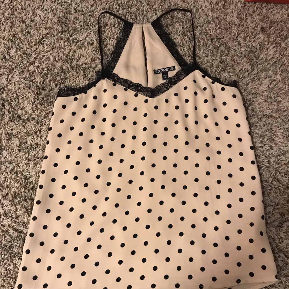 Express Racerback Chiffon Tank